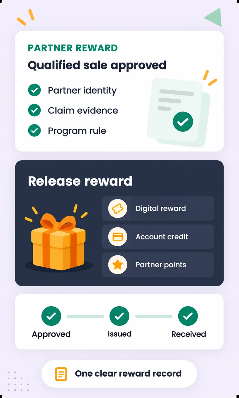Release the right incentive after the sale qualifies