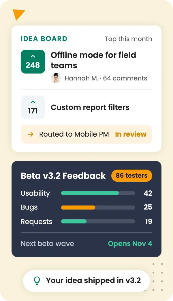 Treat beta testers as product partners
