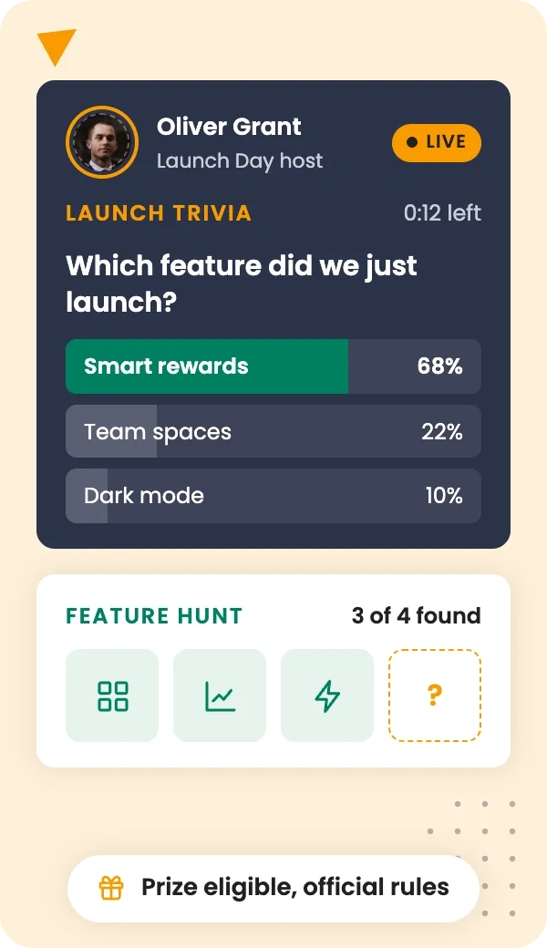 Make product launches and events interactive