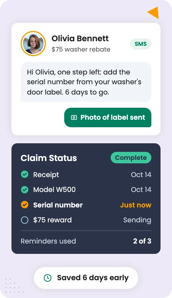 Recover incomplete claims before the deadline